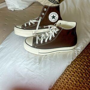 Converse Brown High-Top Sneakers